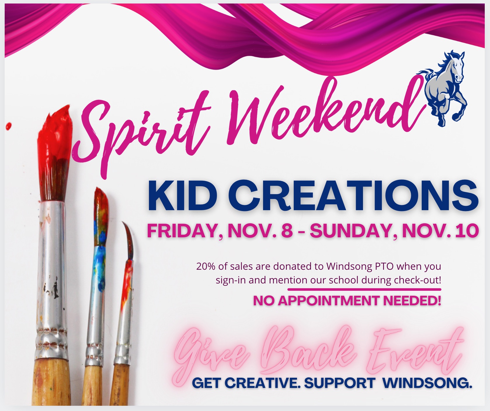 Friday, Nov. 8th 10a - 6p
Saturday, Nov. 9th 10a - 6p
Sunday, Nov. 10th 1p-5p
