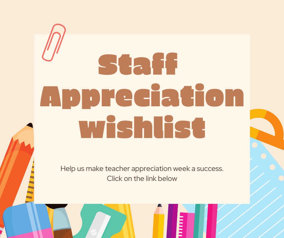 Staff Appriciation Wishlist (Facebook Post)